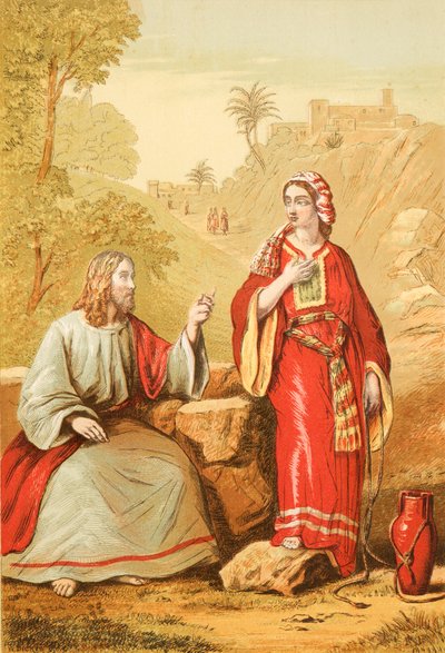 Le Christ et la femme de Samarie - English School